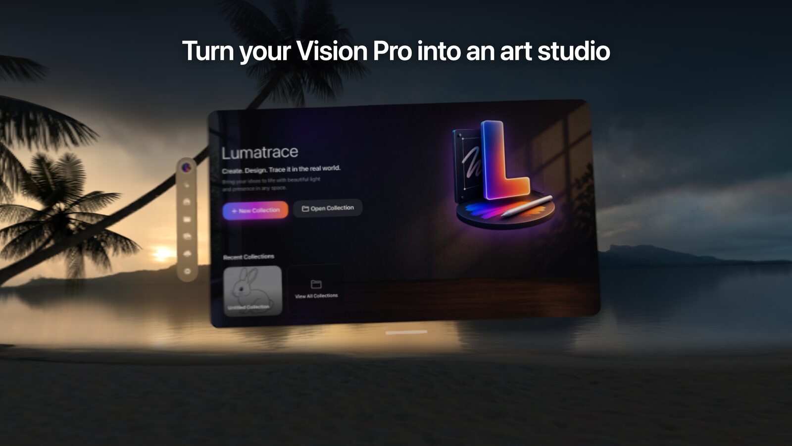 The LumaTrace dashboard